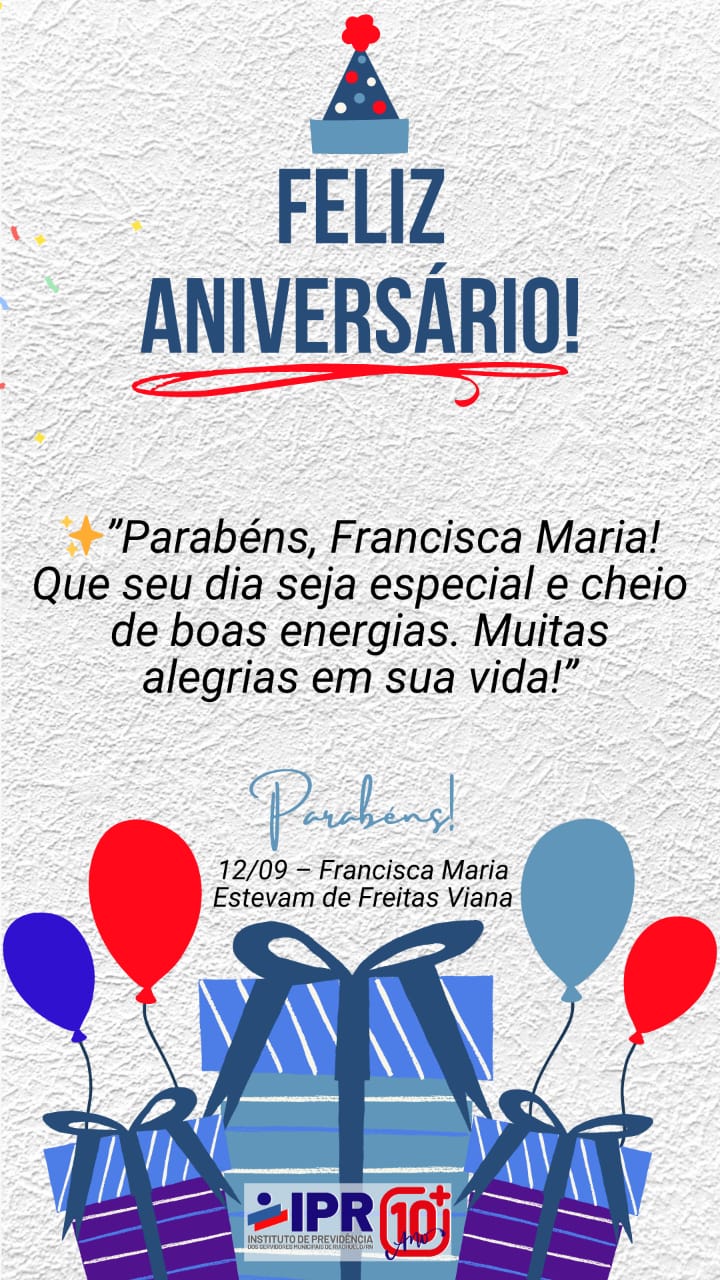 Leia mais sobre o artigo Parabéns, Francisca Maria!!!