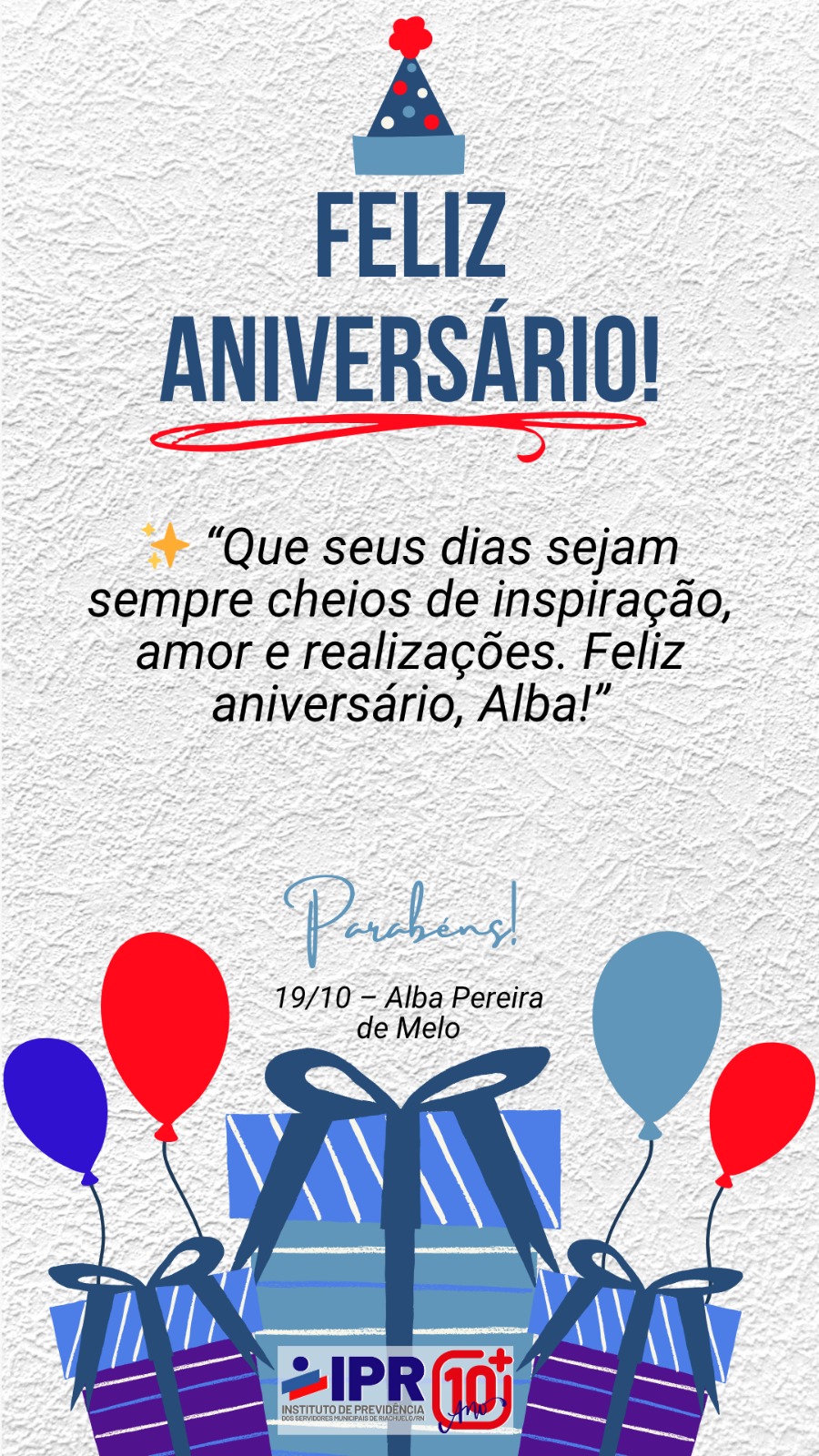 Leia mais sobre o artigo Alba Pereira… Parabéns pelo seu dia!!!